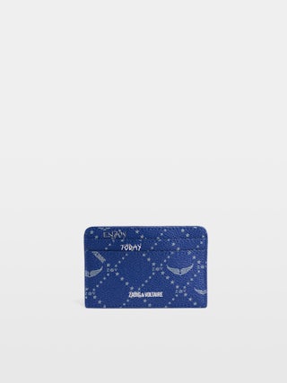 ZV Pass Monogram Card Holder - Card holder in coated canvas adorned with signature wings.