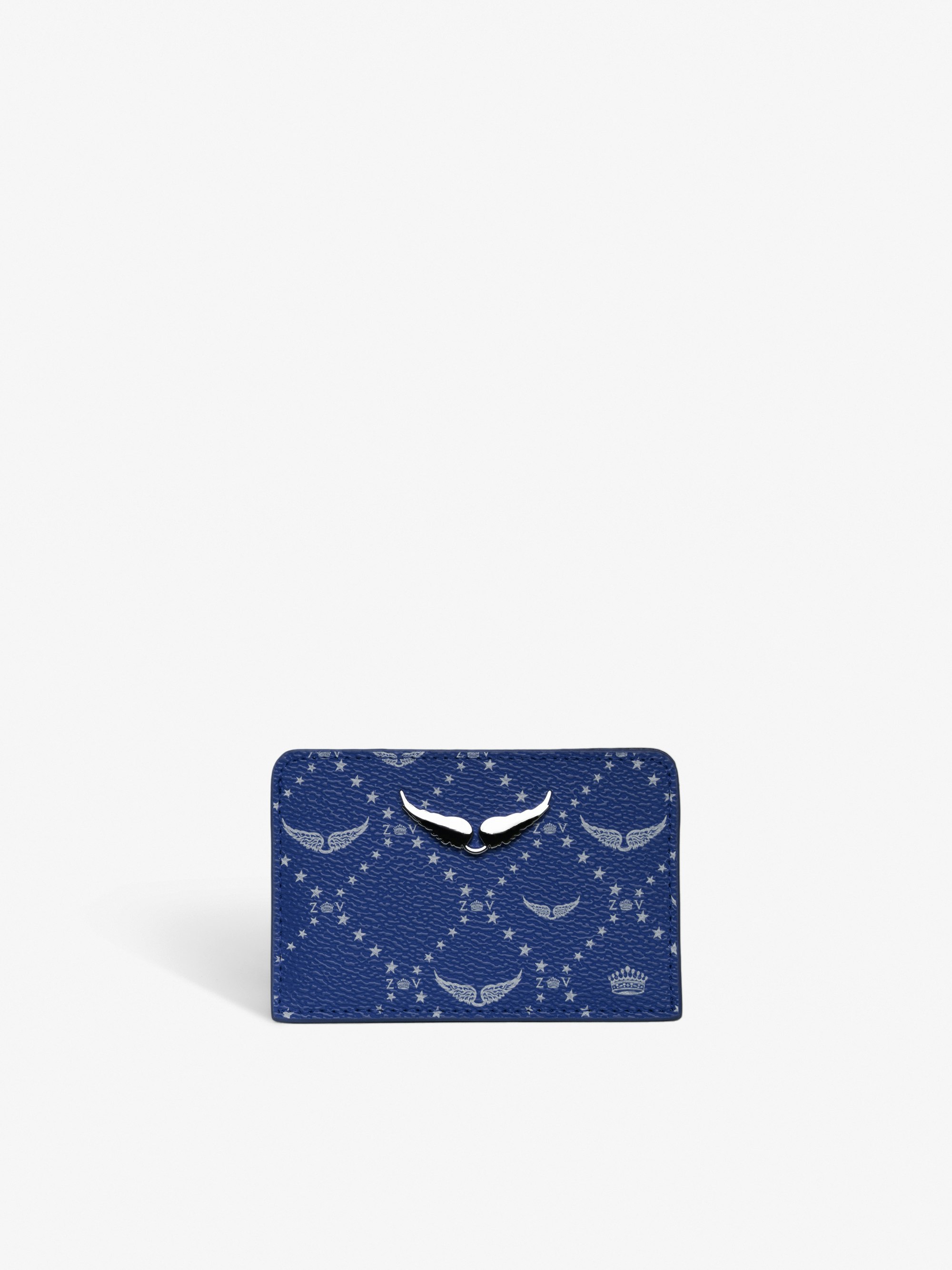 ZV Pass Monogram Card Holder - Card holder in coated canvas adorned with signature wings.