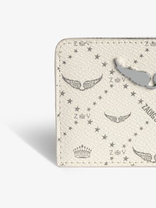 ZV Pass Monogram Card Holder - Card holder in coated canvas adorned with signature wings.