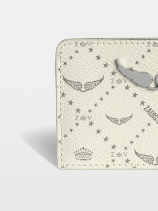 ZV Pass Monogram Card Holder - Card holder in coated canvas adorned with signature wings.