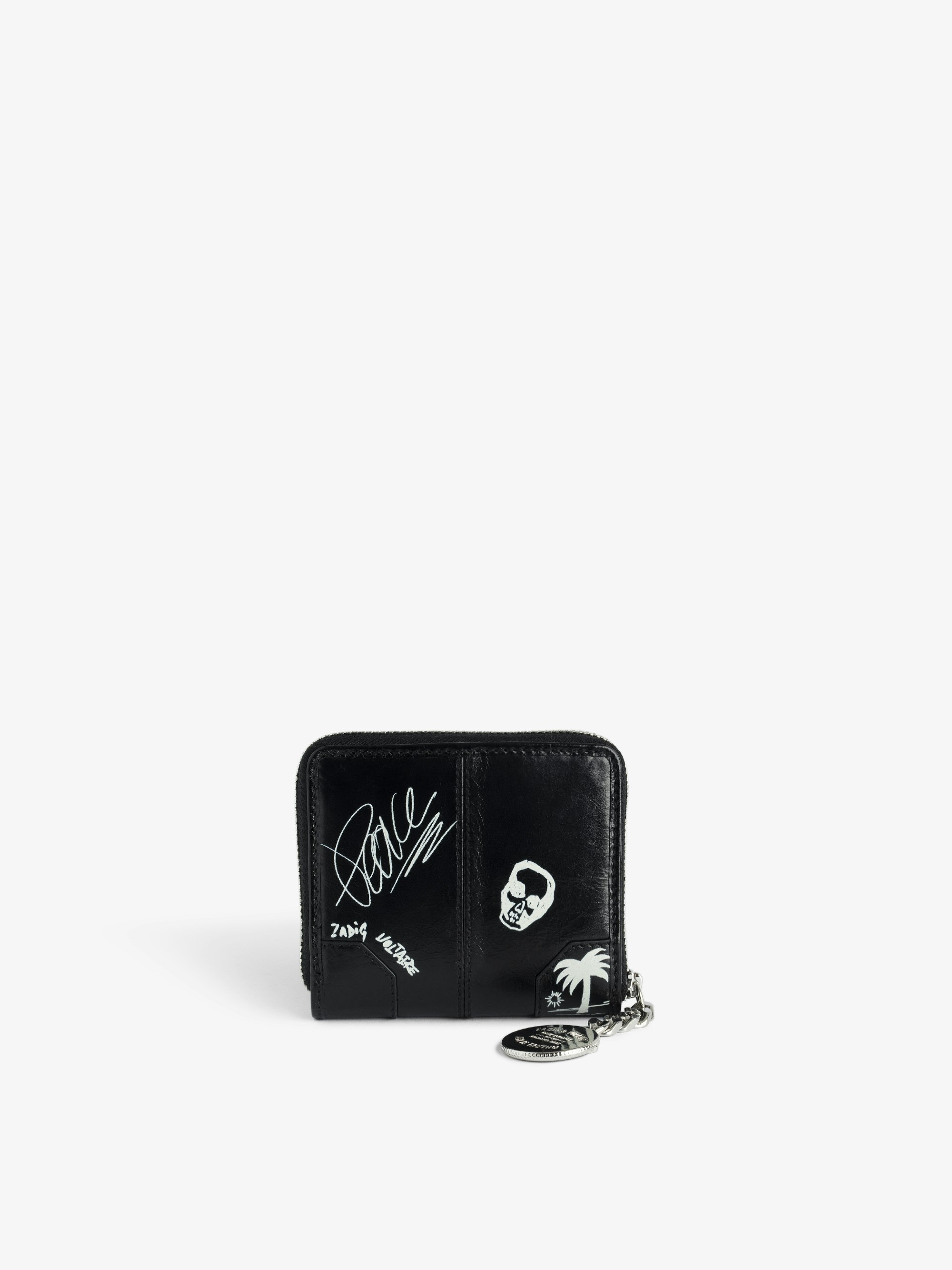 ZADIG & VOLTAIRE ライトスリッホンミュル SWCT02011 BLACK Black Leather Mules with Adjustable Strap | Zadig&Voltaire