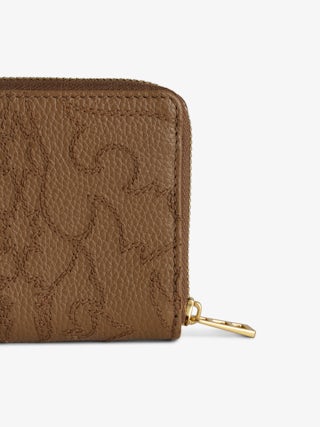 Mini ZV Wallet - Western leather coin purse, wing signature.