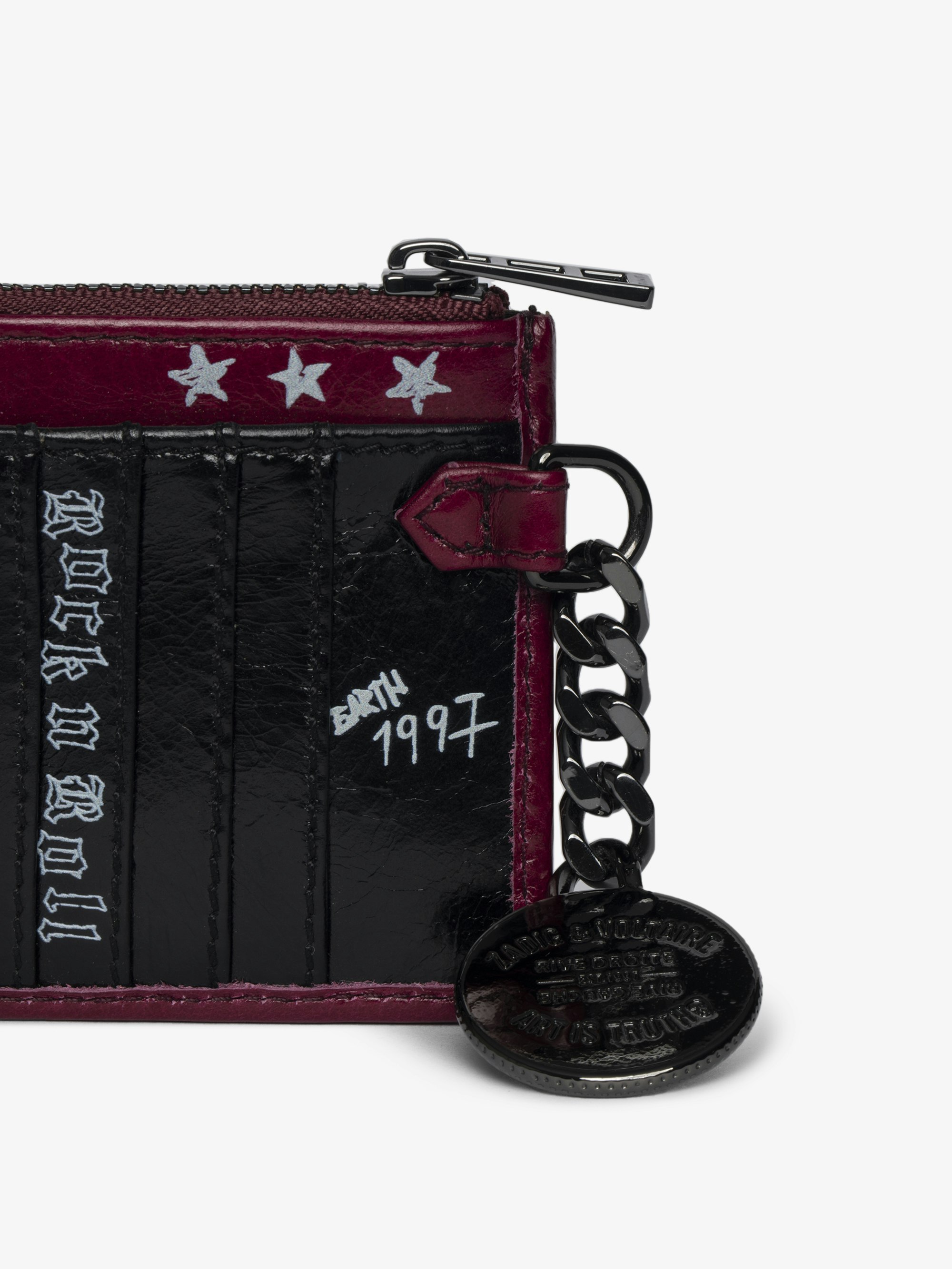 【関税込み】Sunny Pass Punk Card Holder - Zadig & Voltaire - Sunny Vintage Card Holder White | Zadig&Voltaire