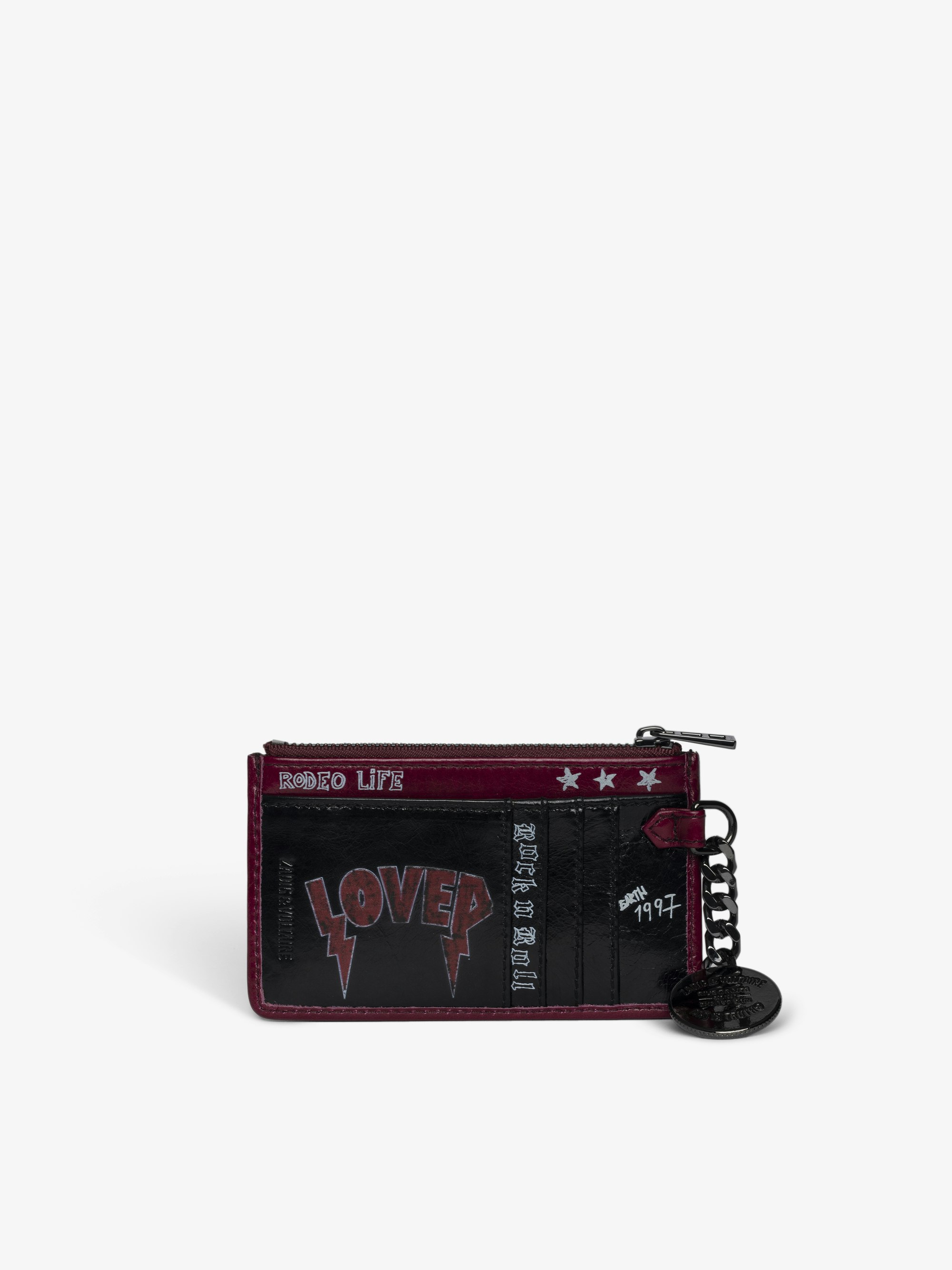 カードケース・名刺入れ Sunny Pass Punk Card Holder - Zadig & Voltaire - Leather - B Sunny Card Punk Black Leather Card Holder | Zadig&Voltaire