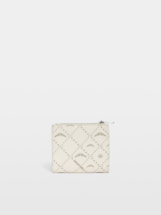 Portefeuille ZV Wallet Monogram - Portefeuille en toile enduite imprimée monogramme, rabat et poche zippée.