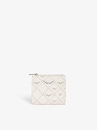 ZV Monogram Wallet - Monogram printed coated canvas wallet with flap and zipped pocket.
