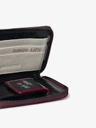 Sunny Mini Punk Wallet - Patent leather wallet with vintage-inspired effect, medallion and wing signatures.