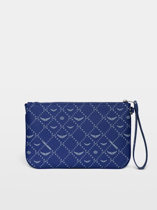 Z Pouch Monogram Clutch - Monogram canvas clutch with signature wings.