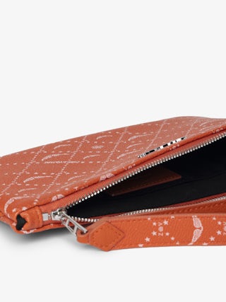 Z Pouch Monogram Pouch - Monogram canvas Clutch with signature wings.