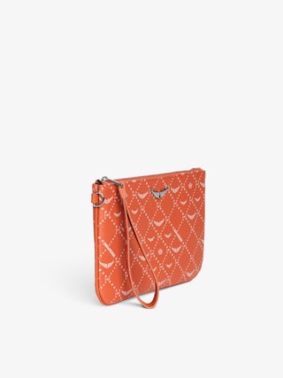 Z Pouch Monogram Pouch - Monogram canvas Clutch with signature wings.