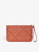 Z Pouch Monogram Clutch - Monogram canvas Clutch with signature wings.