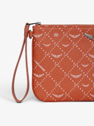 Z Pouch Monogram Pouch - Monogram canvas Clutch with signature wings.