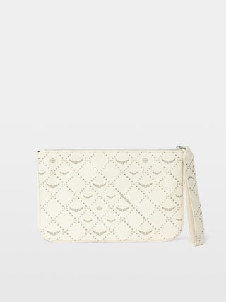Z Pouch Monogram Clutch - Monogram canvas clutch with signature wings.