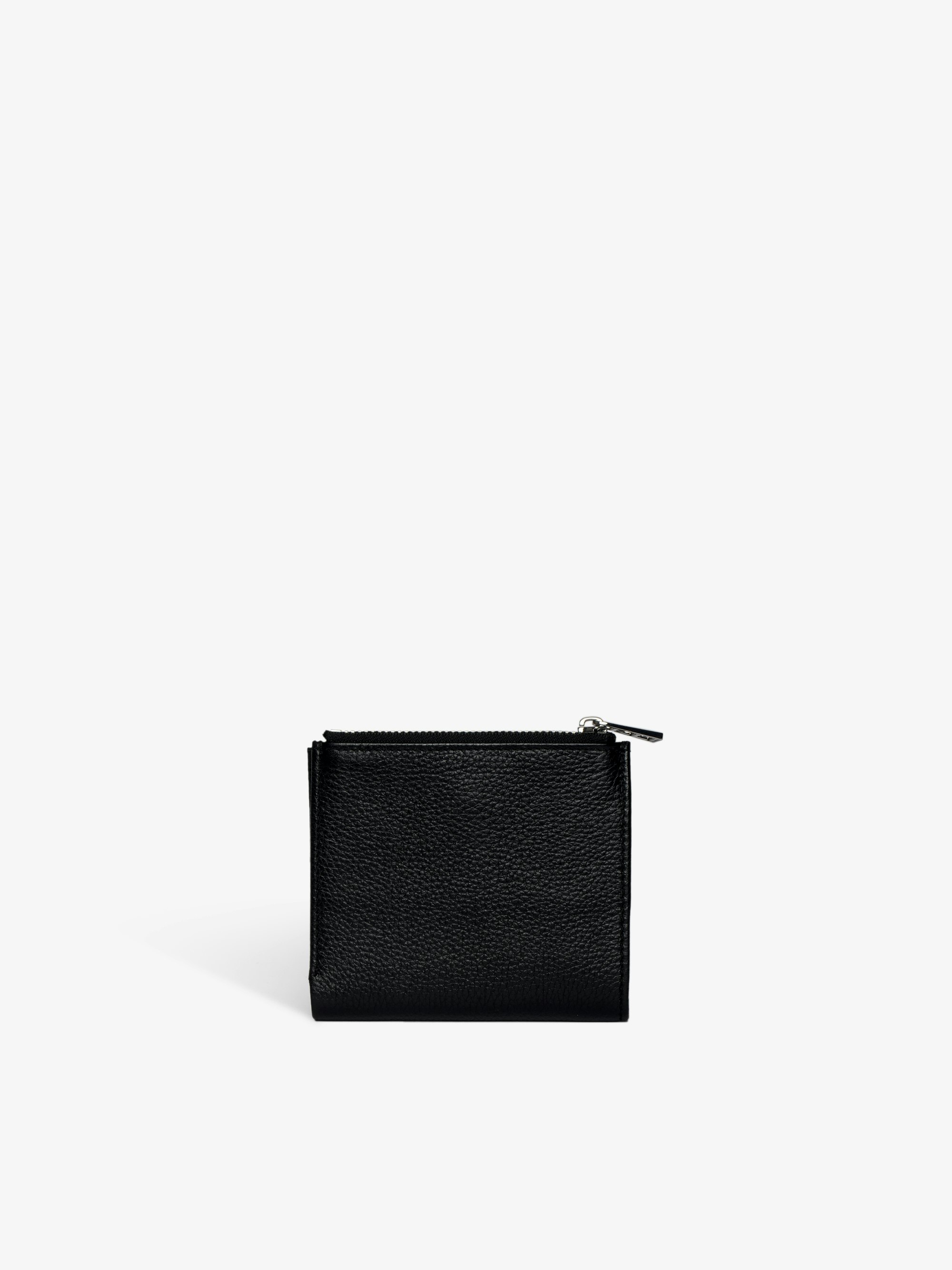 ★ZADIG&VOLTAIRE★ 財布 ブラック Black Grained Leather Wallet for Women | Zadig&Voltaire