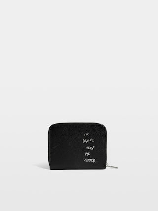 Mini ZV Graffiti Wallet - Mini ZV leather coin purse with wings signature.