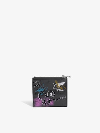 Portemonnaie ZV Wallet Humberto - Portemonnaie aus genarbtem Leder mit Humberto Cruz-Print, Klappe und Reißverschlussfach.