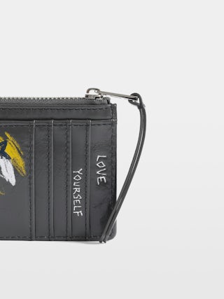 ZV Cardholder Humberto - Card holder in grained leather, wings signature and Humberto Cruz print.