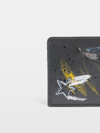 ZV Pass Humberto Cardholder - Card holder in grained leather, wings signature, Humberto Cruz print.