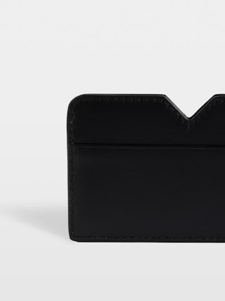 Porte-Cartes ZV Multipass - Porte-cartes en cuir lisse avec signature embossée.