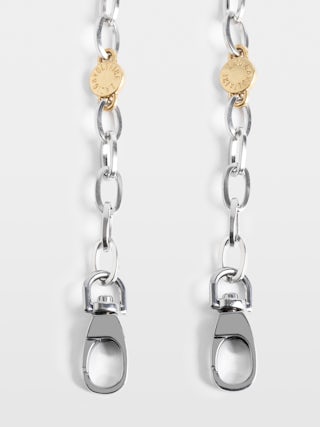 Bandoulière Chaîne - Chaîne en métal avec ornements signés ZV à porter en version longue ou en version courte.