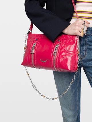 Bandoulière Chaîne - Chaîne en métal avec ornements signés ZV à porter en version longue ou en version courte.