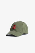 Dustin Children's Cap - Children's cotton cap in green