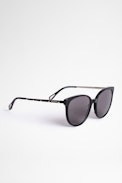 Studs Sunglasses - Unisex bio-acetate sunglasses in black with tinted lenses