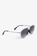 Pyramid Studs Sunglasses - Black sunglasses with smoked lenses decorated with pyramid studs