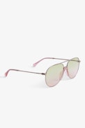 Gafas de sol Pyramid Studs  - Gafas de sol de color rosa con cristales ahumados y tachuelas piramidales