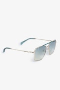 Aviator Wings Sunglasses - Light blue aviator sunglasses.