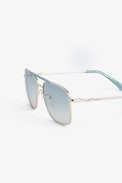 Aviator Wings Sunglasses - Light blue aviator sunglasses.