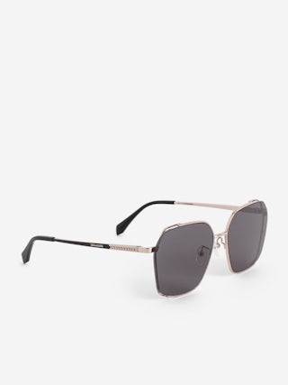 ZV23H5 Sunglasses - Unisex rounded square sunglasses adorned with the ZV logo on the temples.