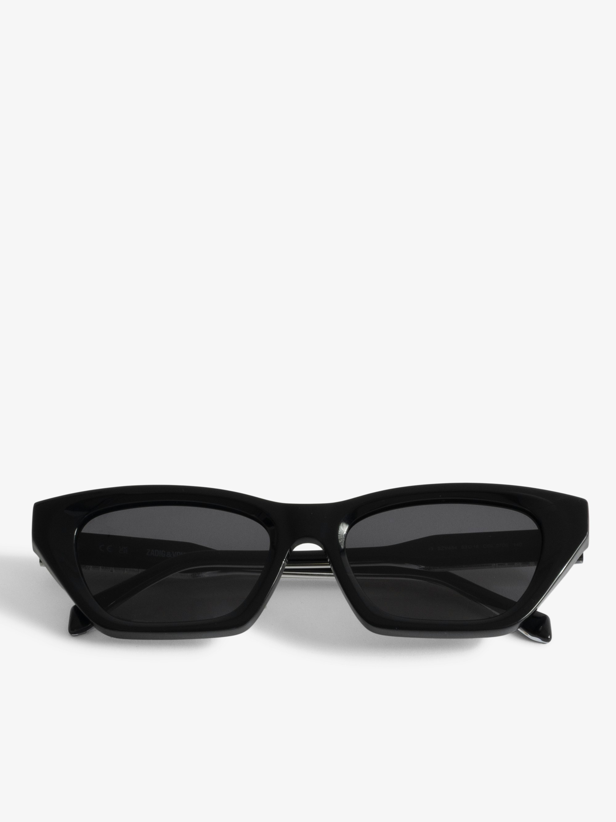 SZV454 Sunglasses - Black sunglasses with ZV logo.