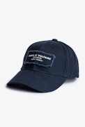 Casquette Klelia Saint Barth - Casquette en coton bleu marine brodé Saint Barth