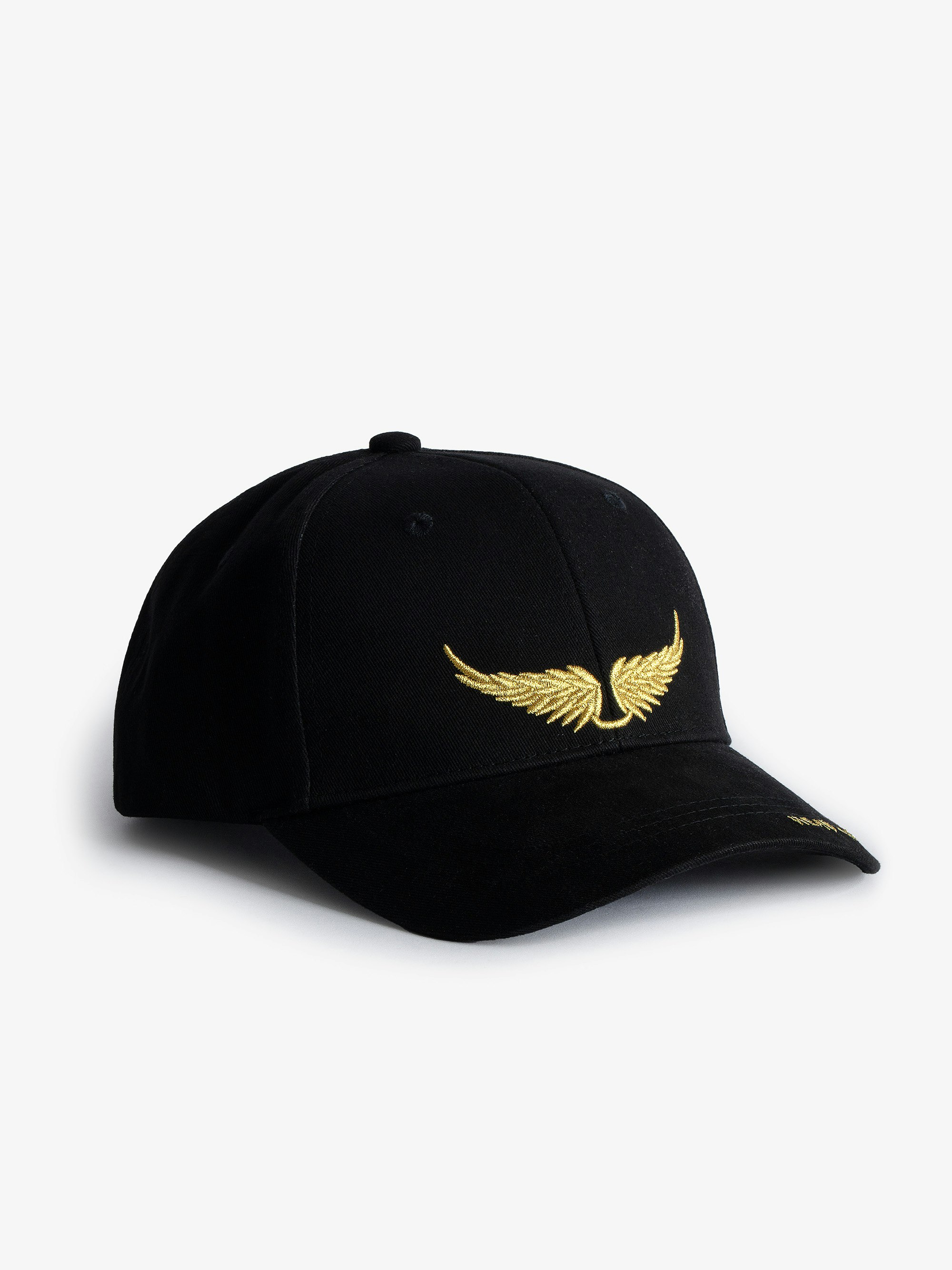 Head Over Heels Baseball Cap - Voltaire Vice black cotton baseball cap.