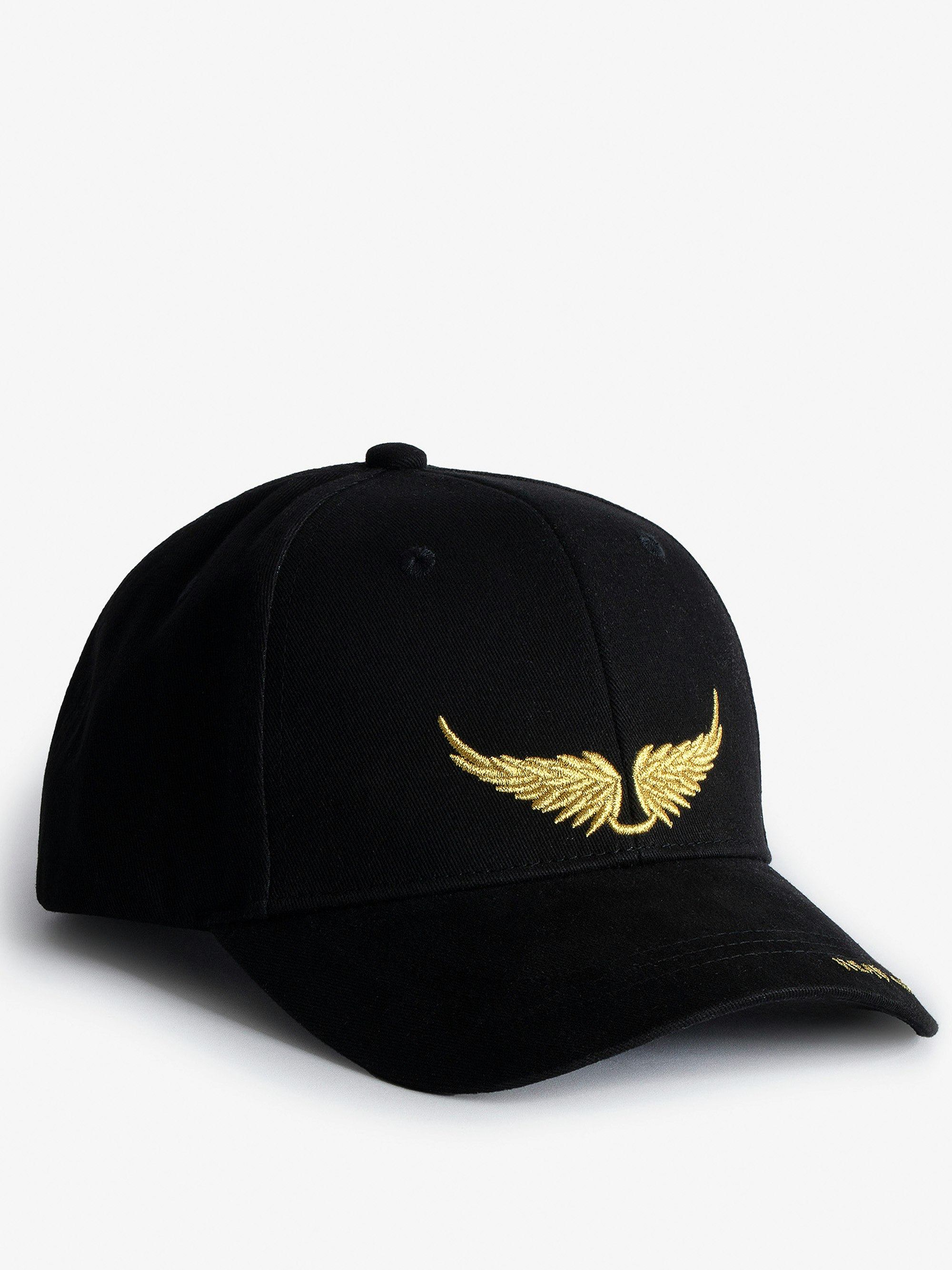 Head Over Heels Baseball Cap - Voltaire Vice black cotton baseball cap.