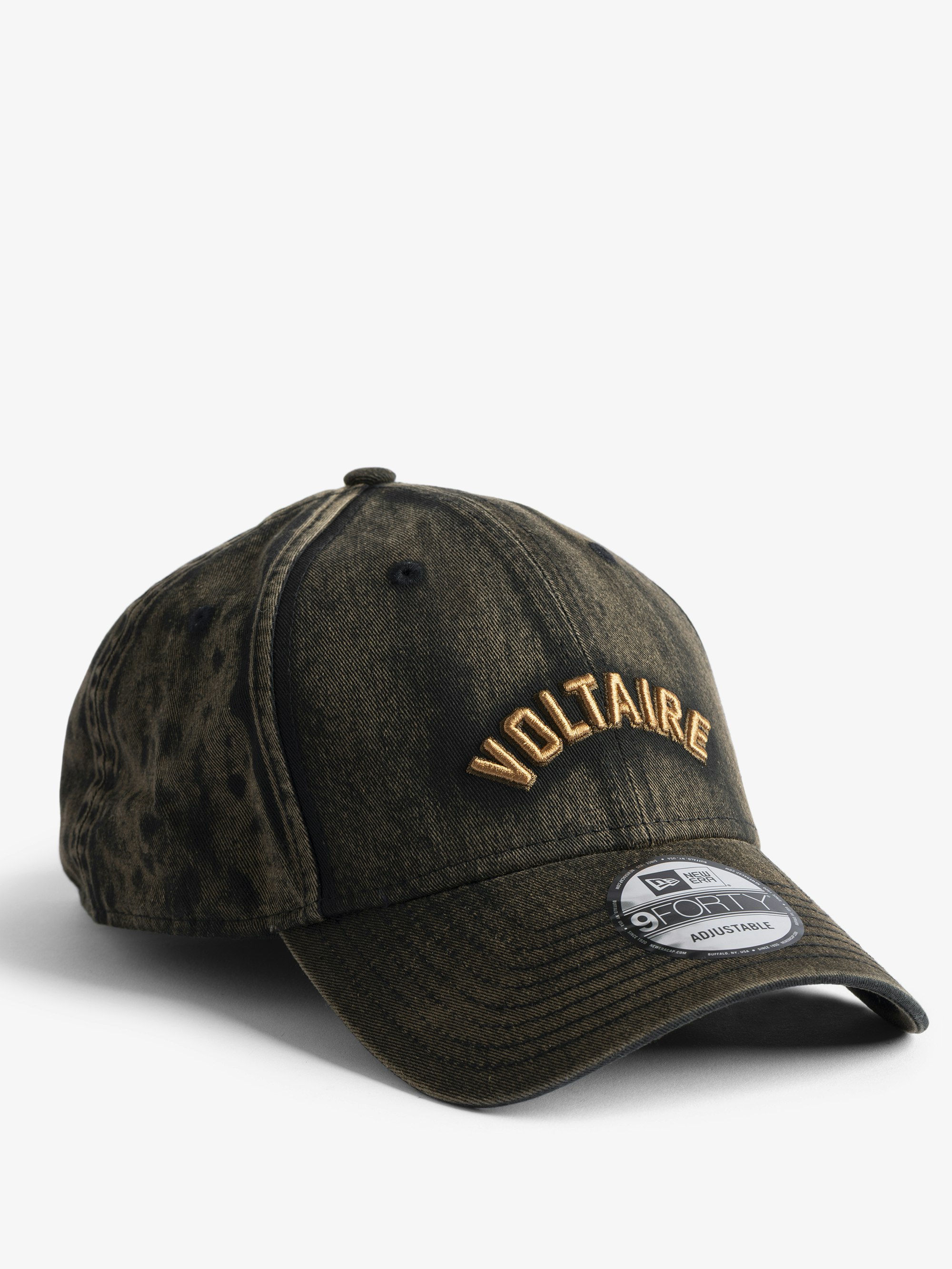 New Era x ZV Denim Cap - New Era x Zadig&Voltaire cap in cotton denim with Voltaire embroidery.