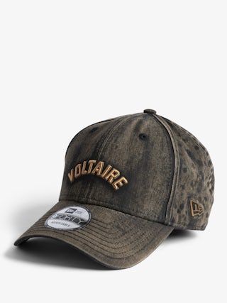 New Era x ZV Denim Cap - New Era x Zadig&Voltaire cap in cotton denim with Voltaire embroidery.