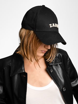 New Era x ZV Zadig Cap - New Era x Zadig&Voltaire cotton cap with Zadig embroidery.