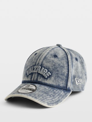 Cap New Era x ZV Voltaire - New Era x Zadig&Voltaire denim cap with Voltaire embroidery.