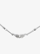 Rock Choker Necklace - Brass and black rhinestone necklace.
