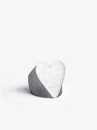 Idol Ring - Gold and silver-tone brass heart ring.