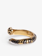 Pulsera Snake - Pulsera de latón dorada con serpiente.
