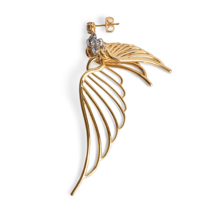 Mono Boucle D'oreille Rock Over Oversized Shiny Gold - Zadig & Voltaire - Modalova