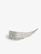 Anello Rock Spread Your Wings - Anello con ali adornate di strass.