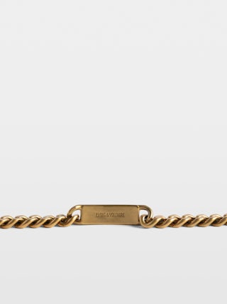 Chain Bracelet - Stainless steel chain bracelet with wings plate.