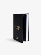 The Write Stuff Notebook - Voltaire Vice black notebook with bookmark.