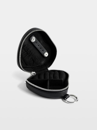 Locked In Love Jewellery Box - Leather jewellery box with wings.