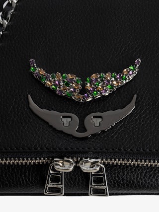 Charm Swing Your Wings Strass - Swing your Wings clip-on wing charm, designed exclusively to personalise this range of bags.