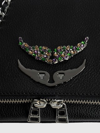 Charm Swing Your Wings Strass - Swing your Wings clip-on wing charm, designed exclusively to personalise this range of bags.